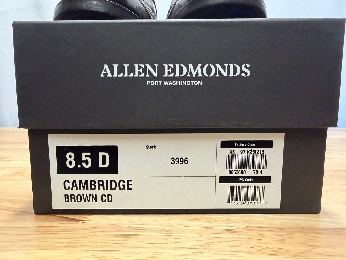 Photo by itsyaboisqueak on April 3, 2026 of the Allen Edmonds Cambridge in Horween Brown Shell Cordovan.