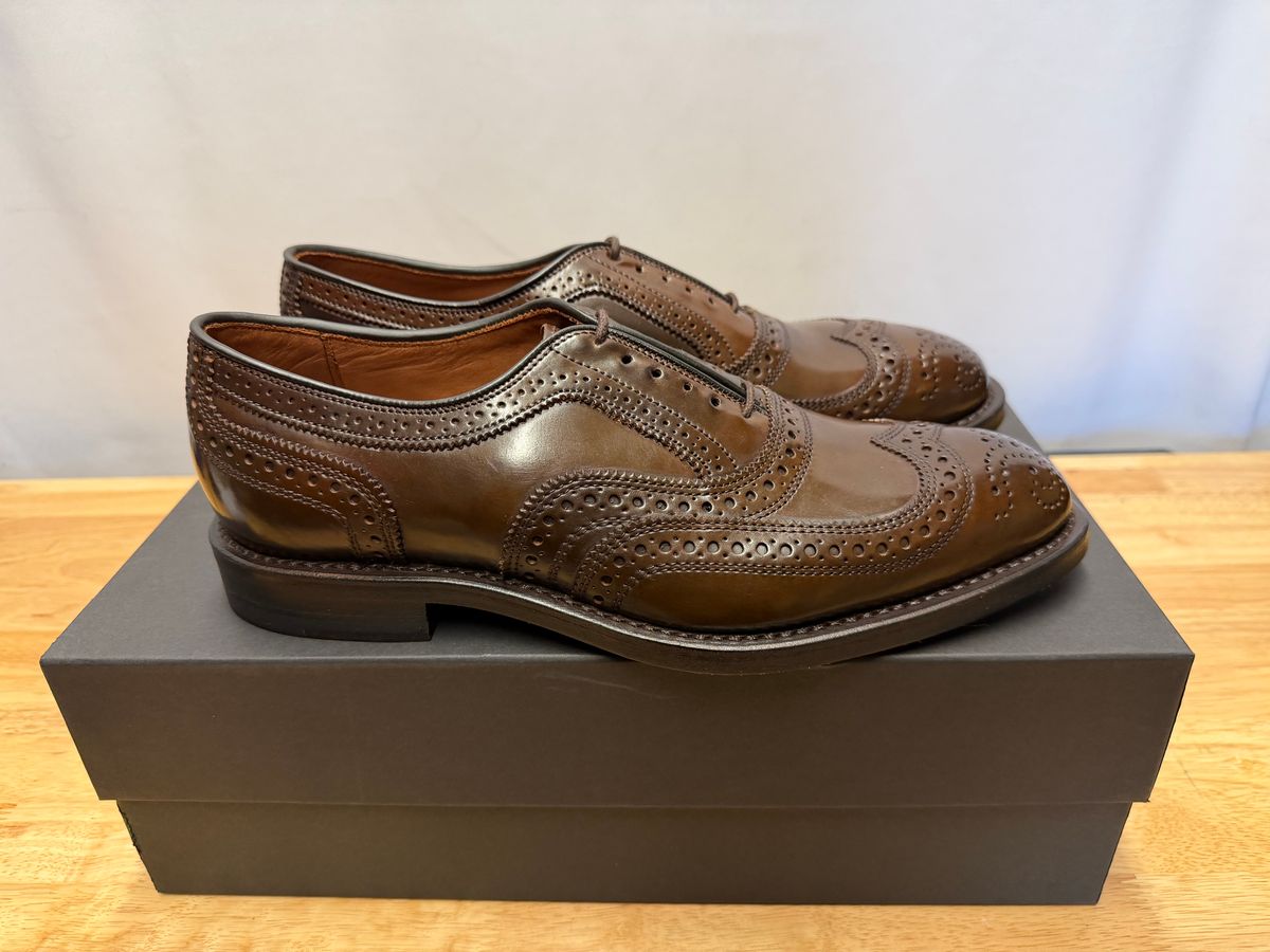 Photo by itsyaboisqueak on April 3, 2026 of the Allen Edmonds Cambridge in Horween Brown Shell Cordovan.
