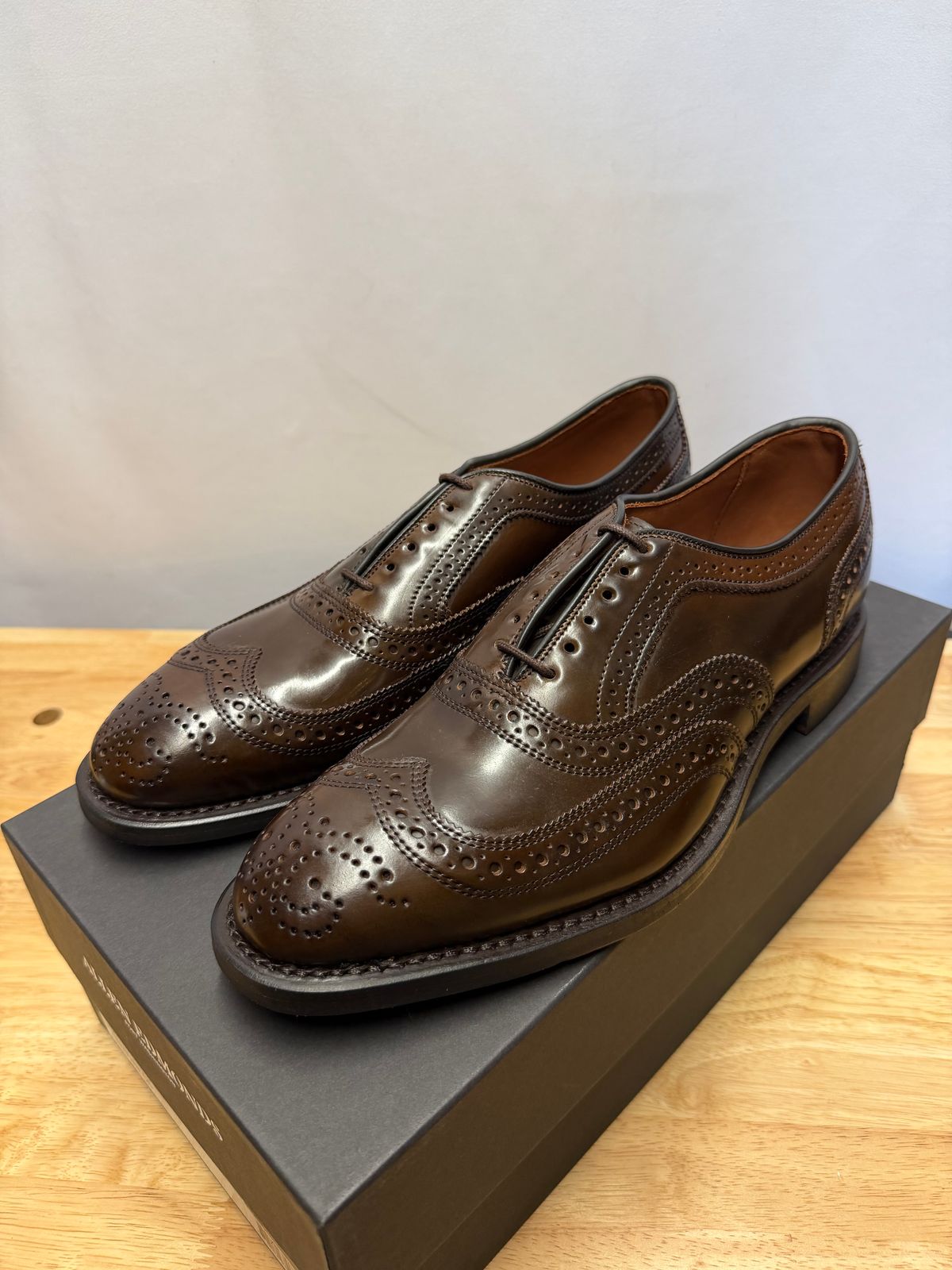 Photo by itsyaboisqueak on April 3, 2026 of the Allen Edmonds Cambridge in Horween Brown Shell Cordovan.