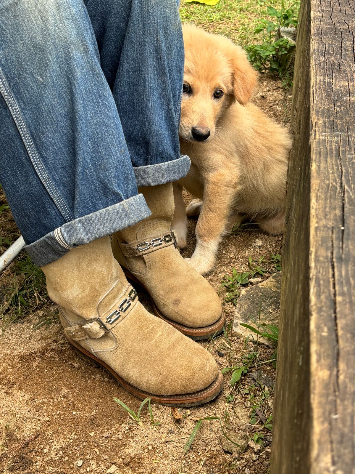 Photo by luutruc07 on October 7, 2024 of the Chippewa 11" Engineer Boot in Laramie Retan.