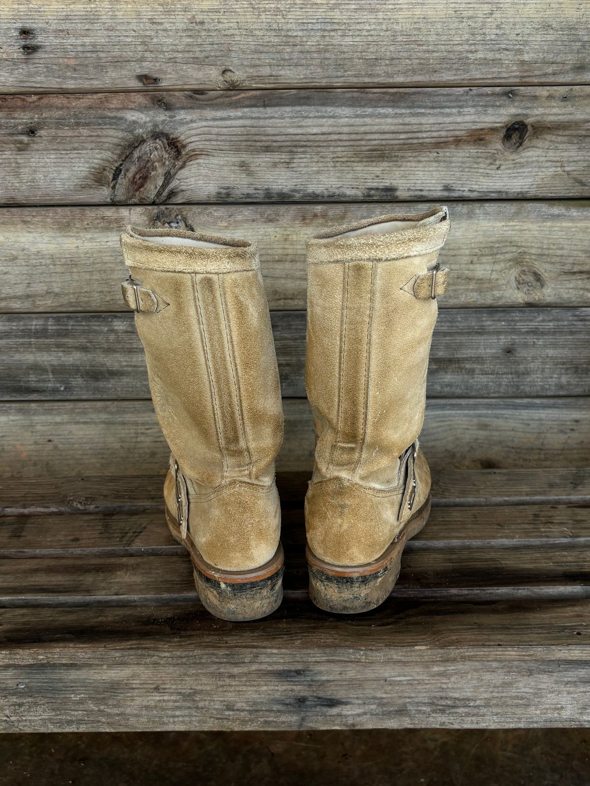 Photo by luutruc07 on November 3, 2024 of the Chippewa 11" Engineer Boot in Laramie Retan.