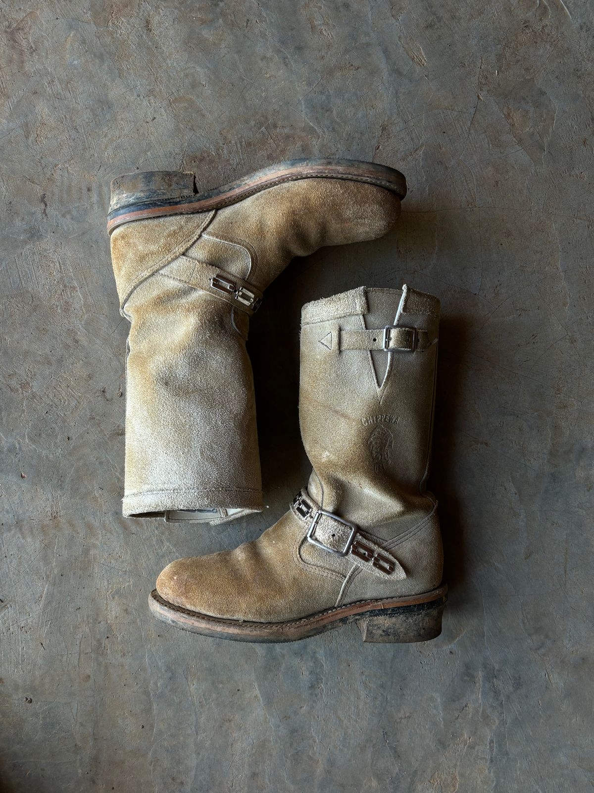 Photo by luutruc07 on November 3, 2024 of the Chippewa 11" Engineer Boot in Laramie Retan.