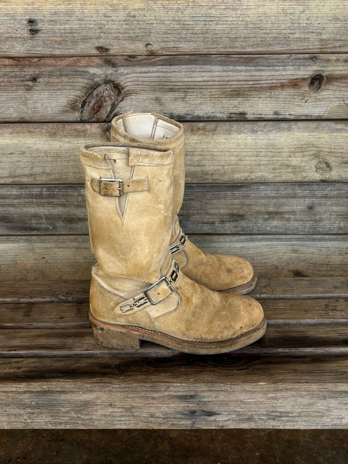 Photo by luutruc07 on November 3, 2024 of the Chippewa 11" Engineer Boot in Laramie Retan.