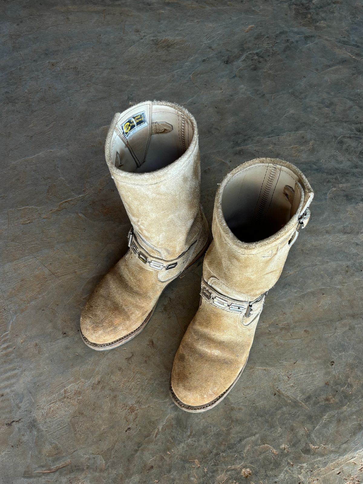 Photo by luutruc07 on November 3, 2024 of the Chippewa 11" Engineer Boot in Laramie Retan.