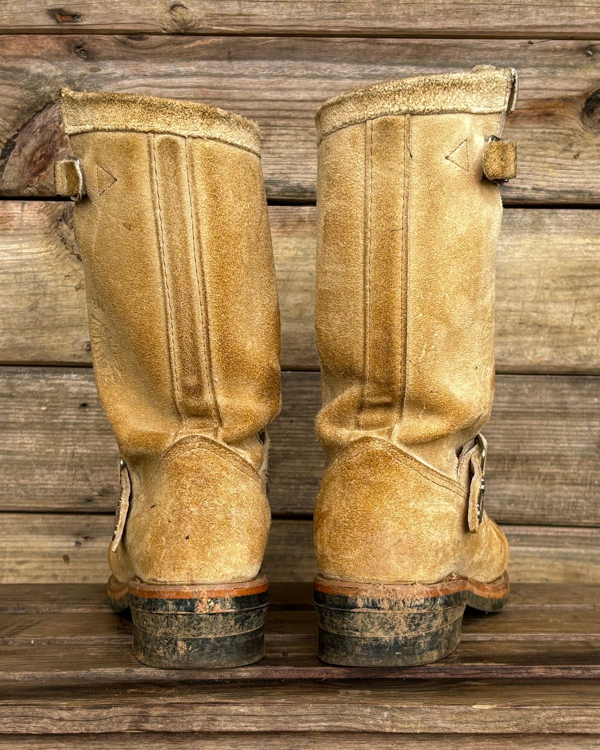 Photo by luutruc07 on December 5, 2024 of the Chippewa 11" Engineer Boot in Laramie Retan.