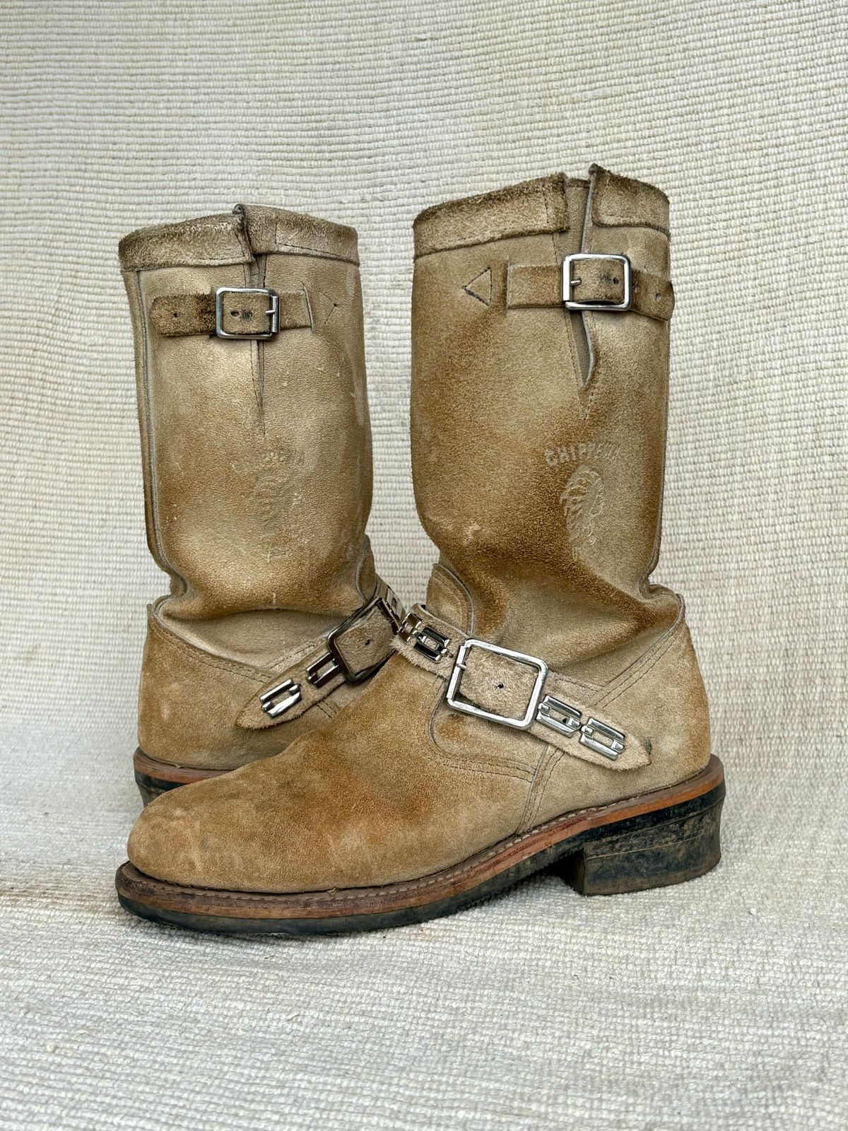 Photo by luutruc07 on January 1, 2025 of the Chippewa 11" Engineer Boot in Laramie Retan.
