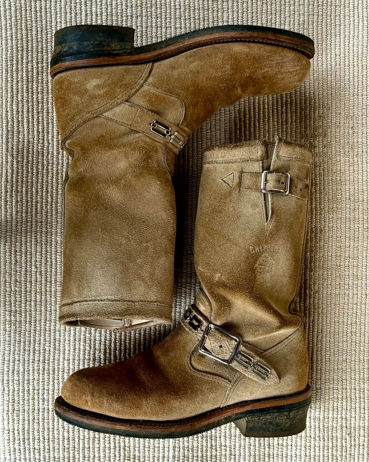 Photo by luutruc07 on January 1, 2025 of the Chippewa 11" Engineer Boot in Laramie Retan.