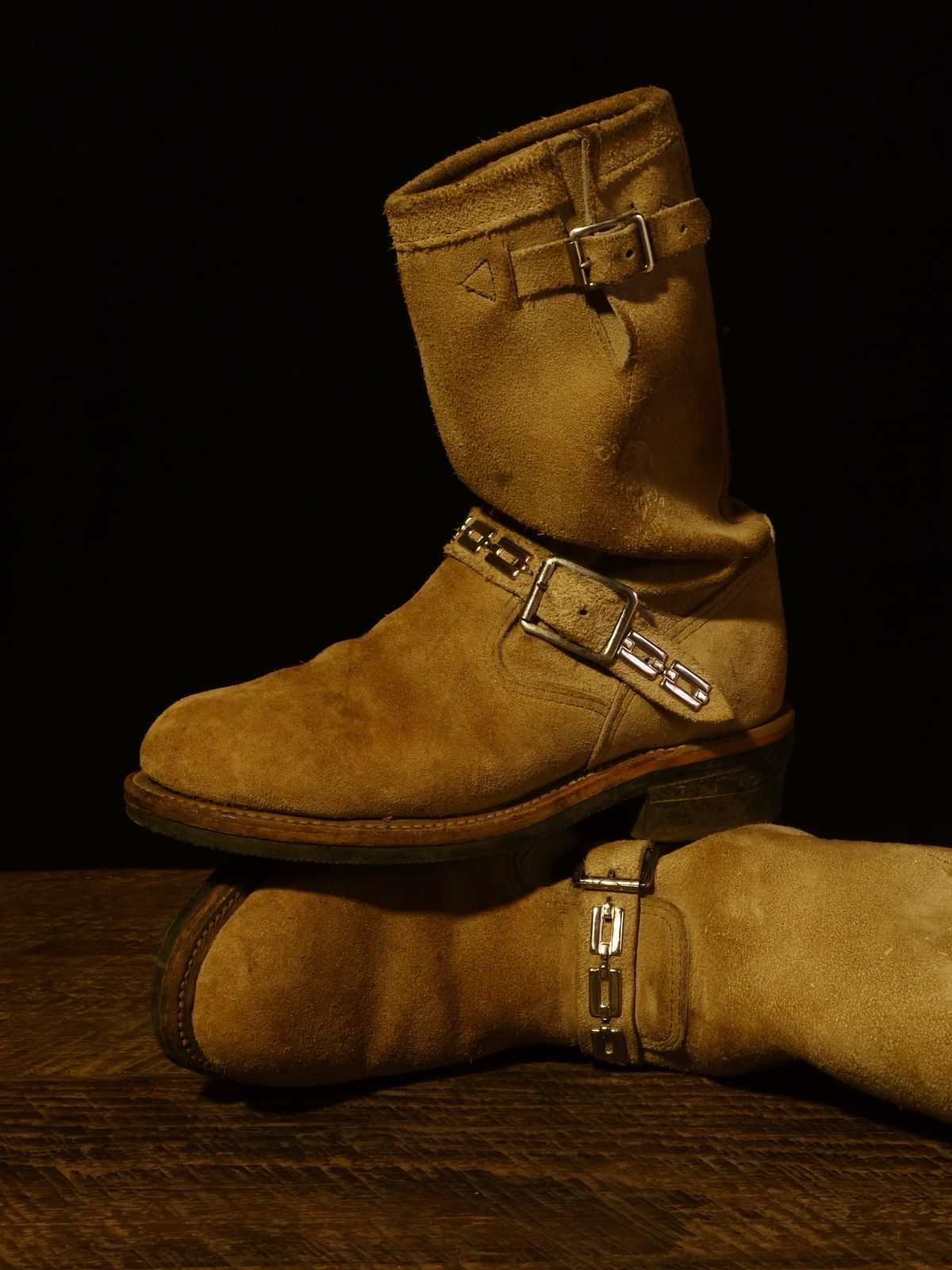 Photo by luutruc07 on February 3, 2025 of the Chippewa 11" Engineer Boot in Laramie Retan.