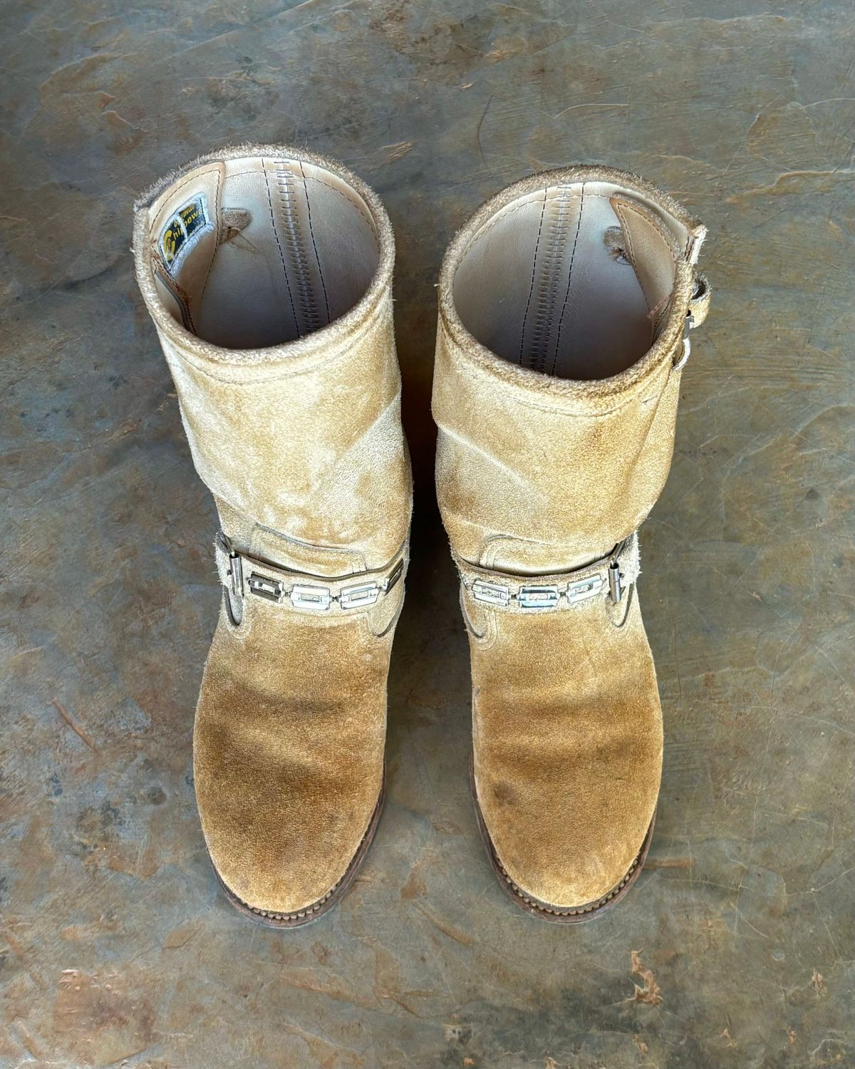 Photo by luutruc07 on March 3, 2025 of the Chippewa 11" Engineer Boot in Laramie Retan.