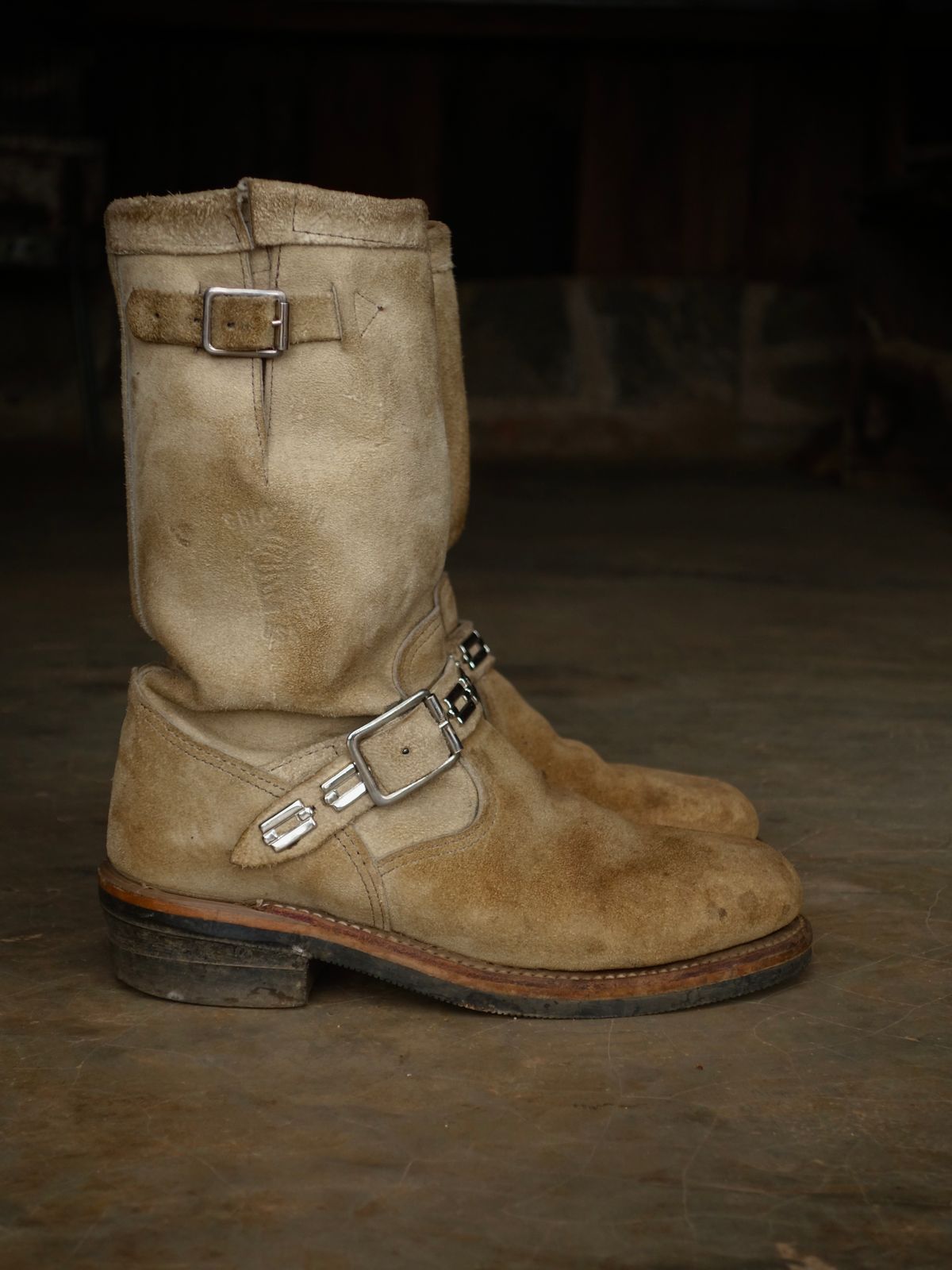 Photo by luutruc07 on March 30, 2025 of the Chippewa 11" Engineer Boot in Laramie Retan.