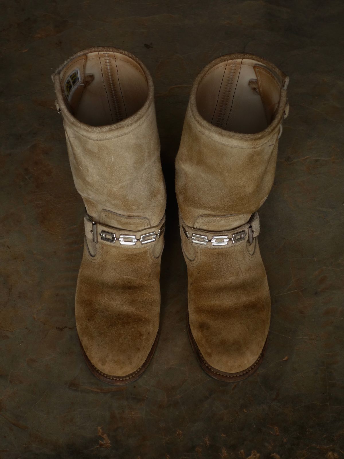 Photo by luutruc07 on March 30, 2025 of the Chippewa 11" Engineer Boot in Laramie Retan.