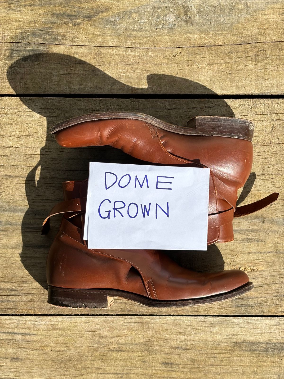 Photo by luutruc07 on November 4, 2023 of the Ring & Brewer Jodhpur in Brown Calf.