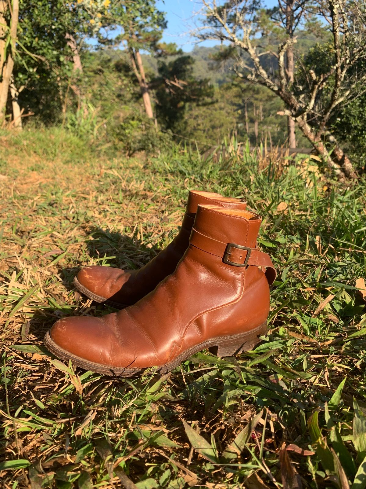 Photo by luutruc07 on February 5, 2024 of the Ring & Brewer Jodhpur in Brown Calf.