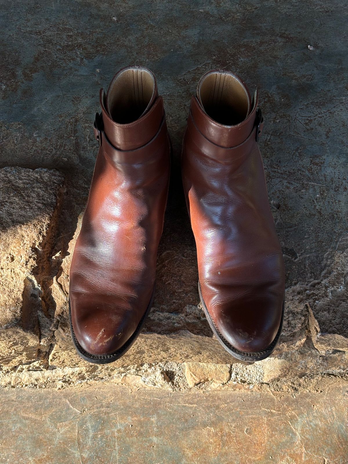 Photo by luutruc07 on February 5, 2024 of the Ring & Brewer Jodhpur in Brown Calf.