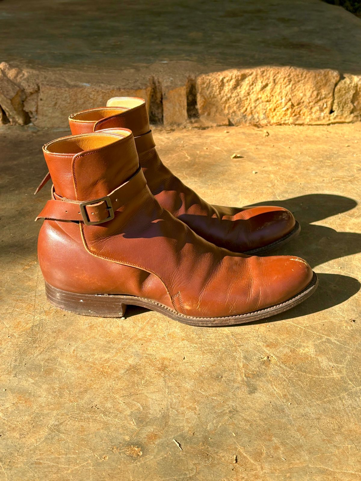 Photo by luutruc07 on March 5, 2024 of the Ring & Brewer Jodhpur in Brown Calf.
