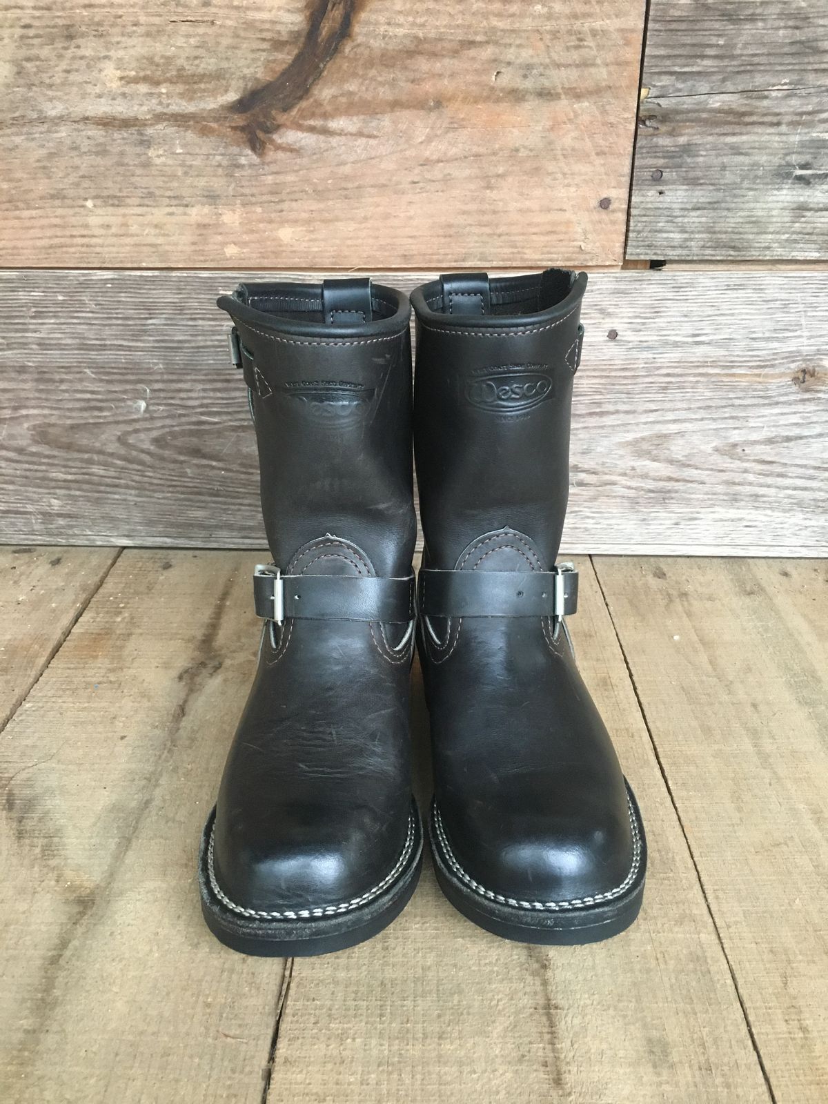Photo by luutruc07 on October 1, 2022 of the Wesco Boss Engineer Boot in Unlisted Leather.