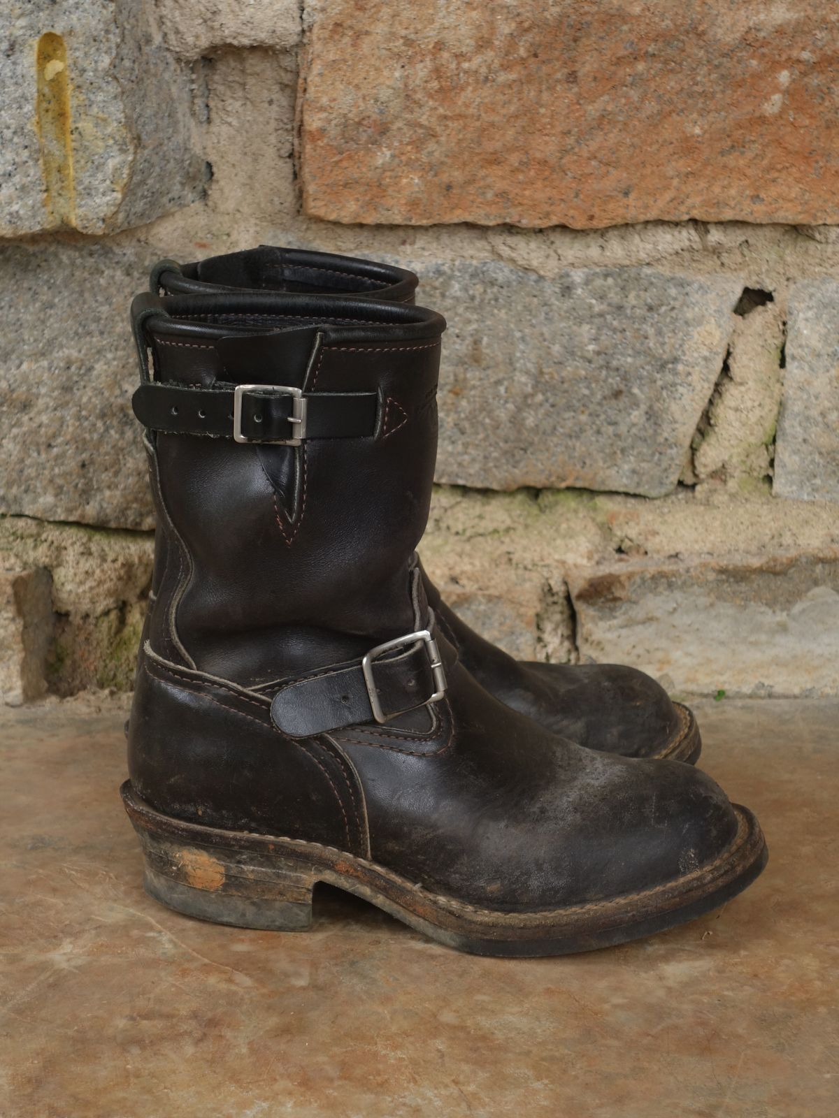 Photo by luutruc07 on January 4, 2023 of the Wesco Boss Engineer Boot in Unlisted Leather.