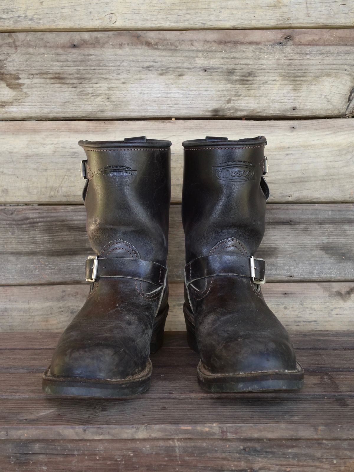 Photo by luutruc07 on February 5, 2023 of the Wesco Boss Engineer Boot in Unlisted Leather.