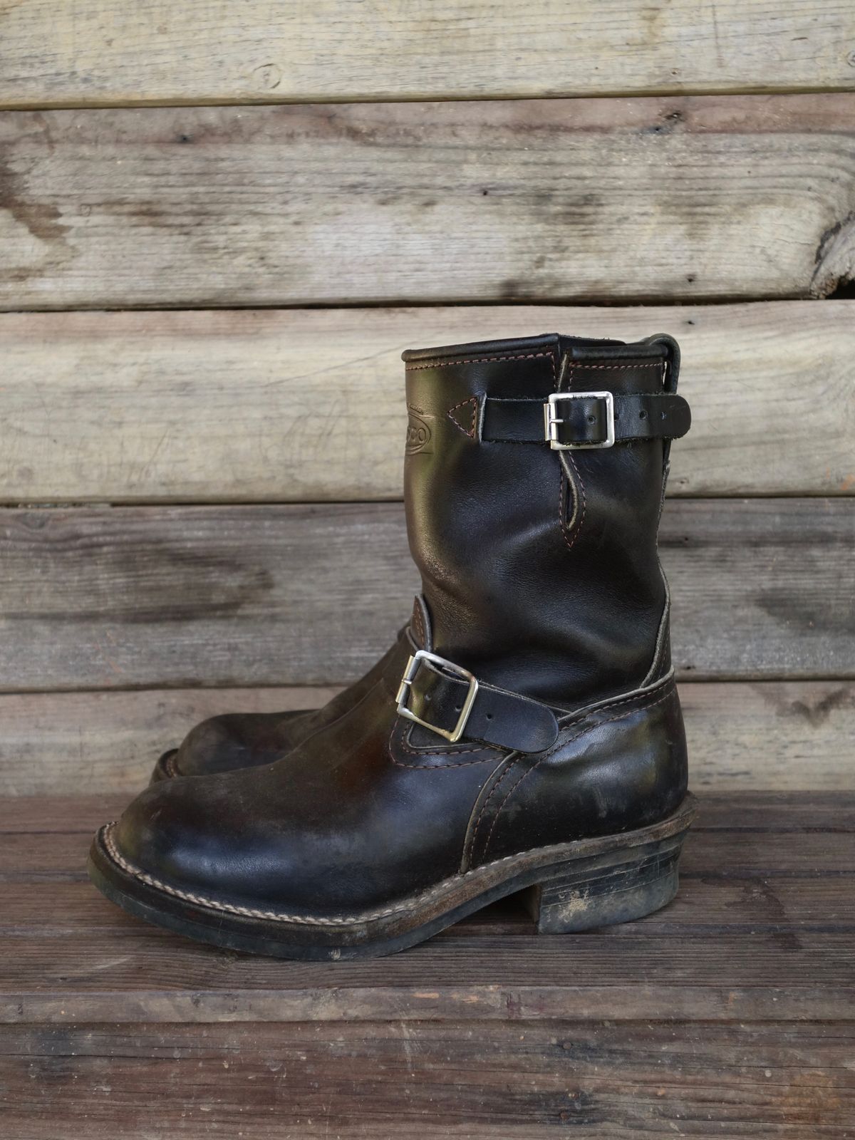 Photo by luutruc07 on February 5, 2023 of the Wesco Boss Engineer Boot in Unlisted Leather.