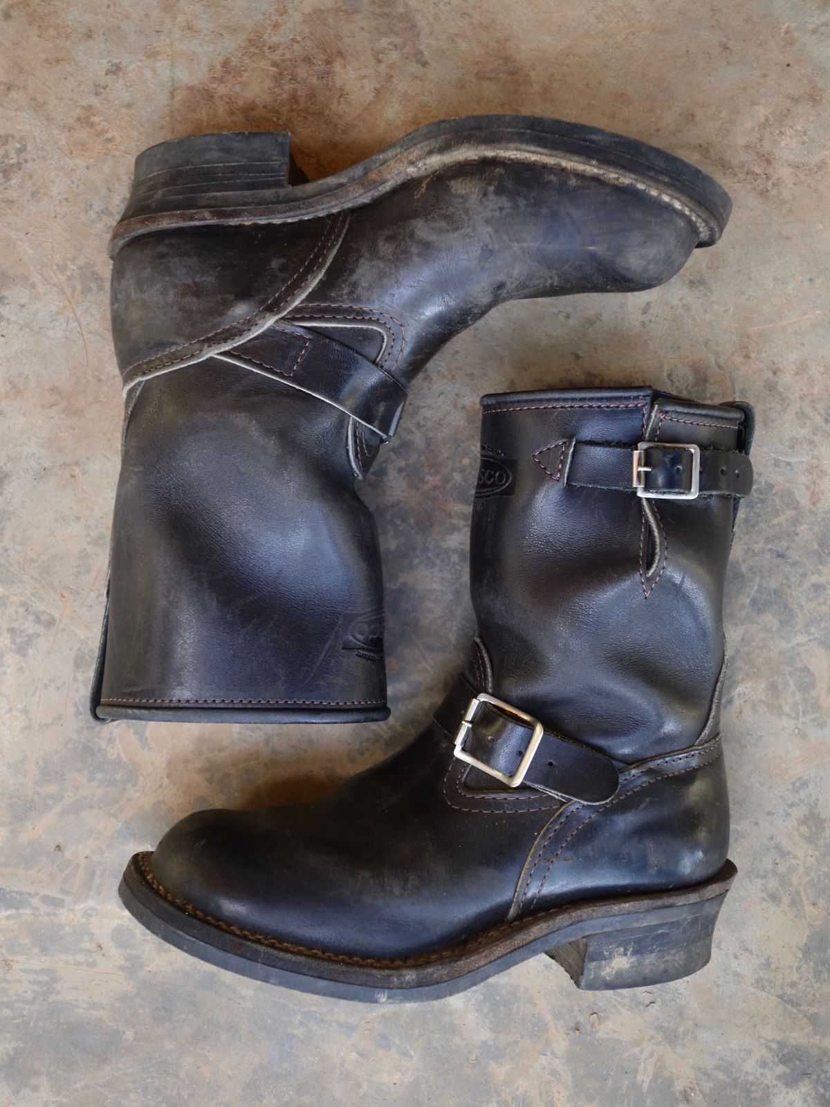 Photo by luutruc07 on February 5, 2023 of the Wesco Boss Engineer Boot in Unlisted Leather.