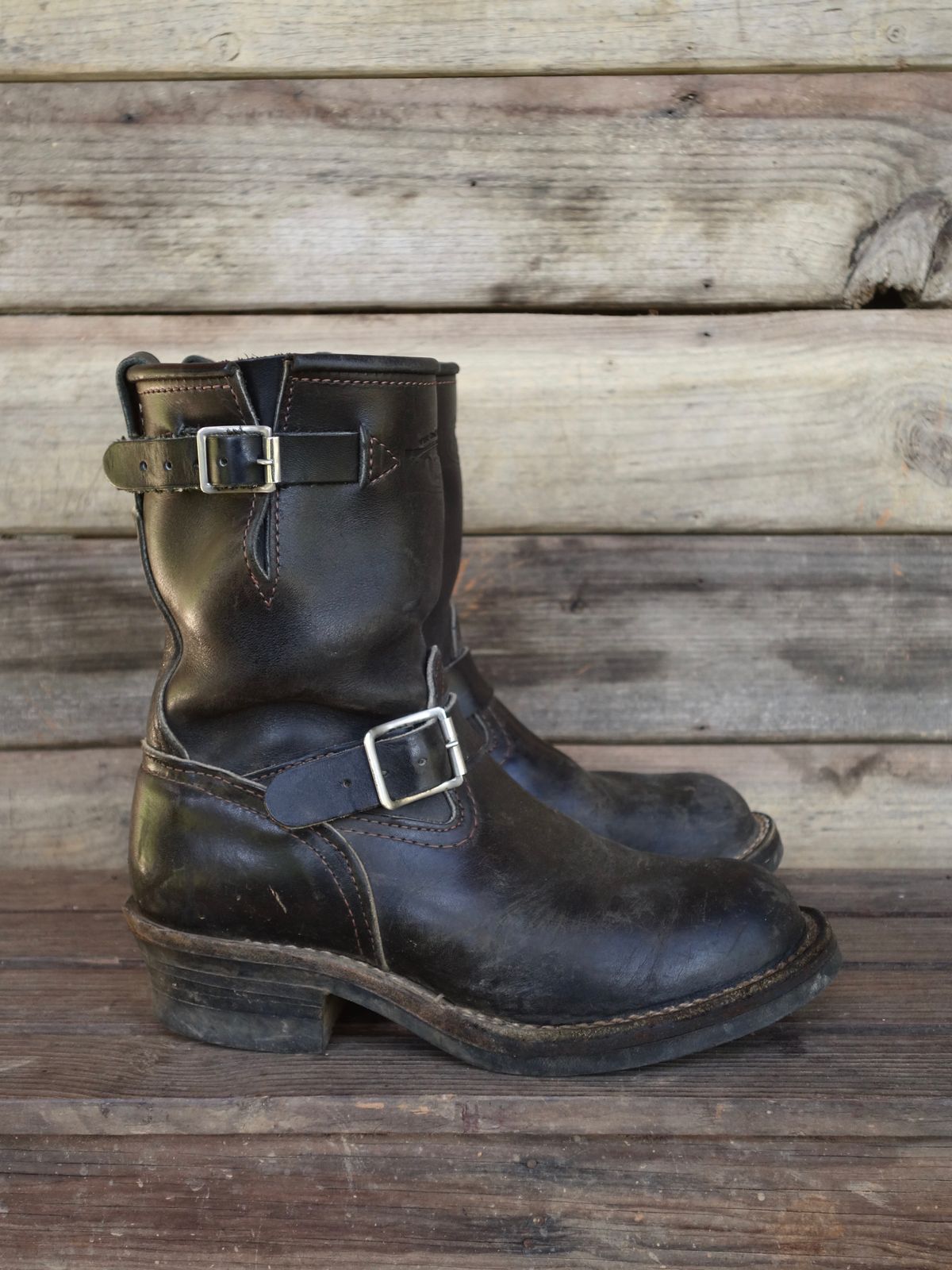 Photo by luutruc07 on February 5, 2023 of the Wesco Boss Engineer Boot in Unlisted Leather.
