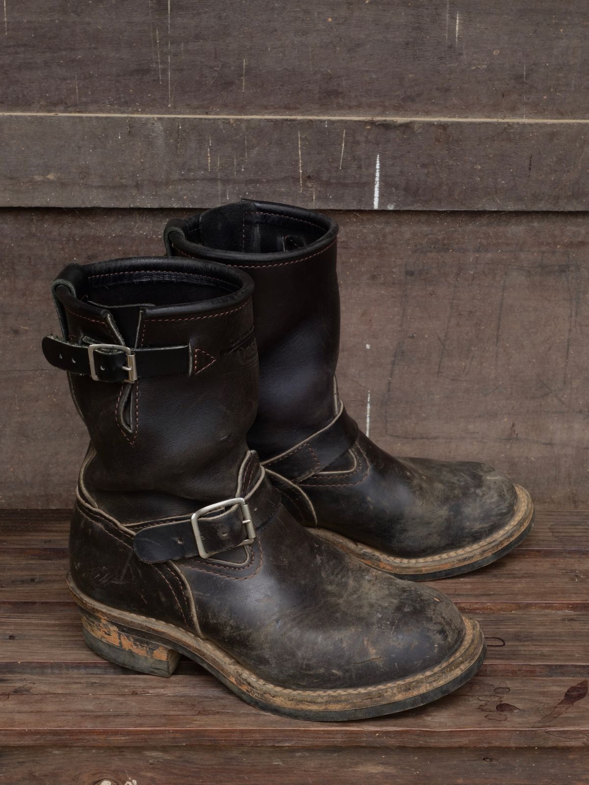 Photo by luutruc07 on March 3, 2023 of the Wesco Boss Engineer Boot in Unlisted Leather.