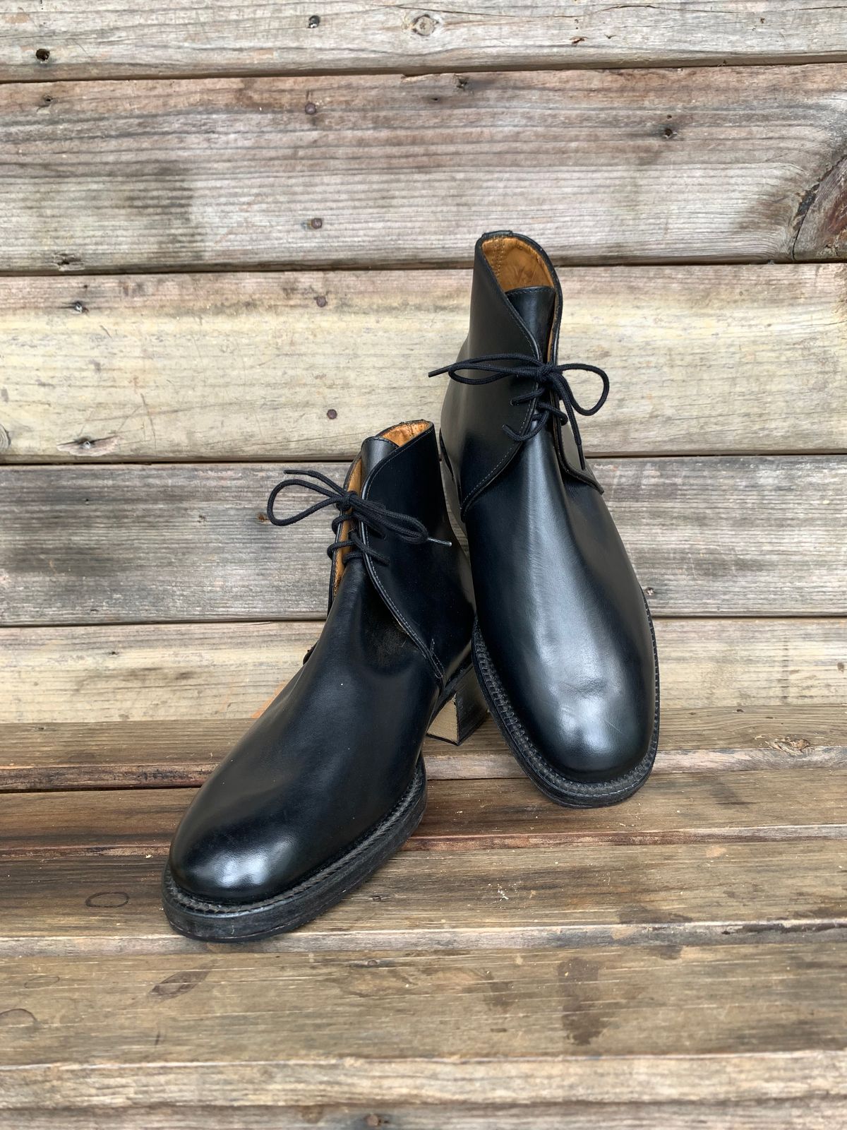 Photo by luutruc07 on October 1, 2025 of the Unknown Maker Military George Boots in Calf Leather.