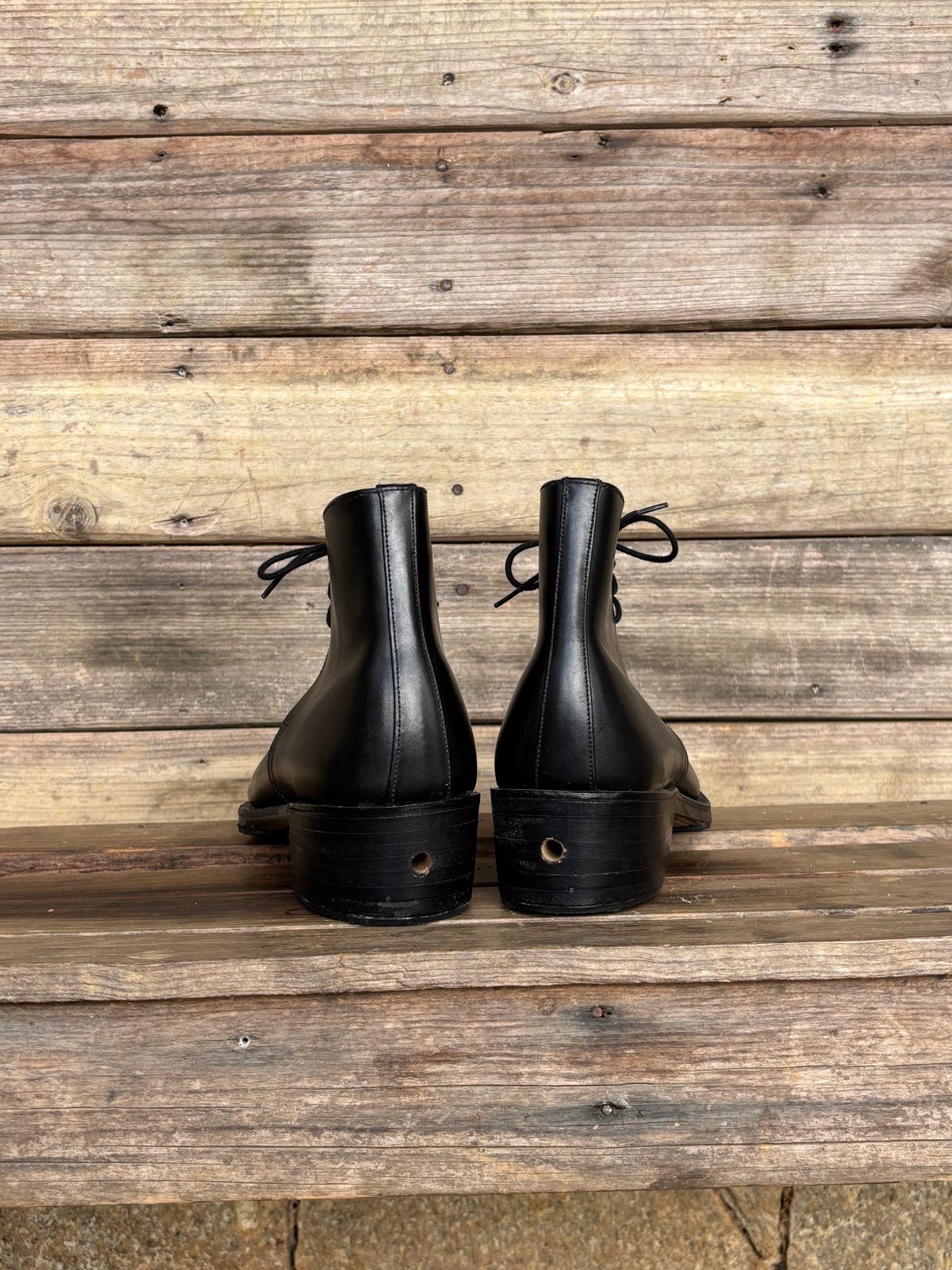 Photo by luutruc07 on October 1, 2025 of the Unknown Maker Military George Boots in Calf Leather.