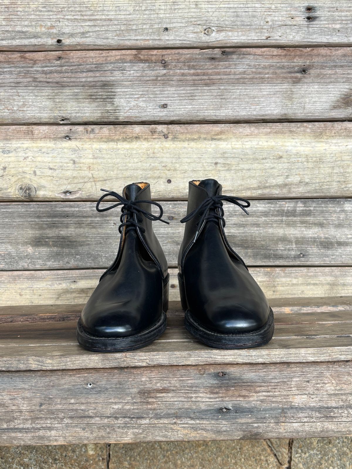 Photo by luutruc07 on October 1, 2025 of the Unknown Maker Military George Boots in Calf Leather.