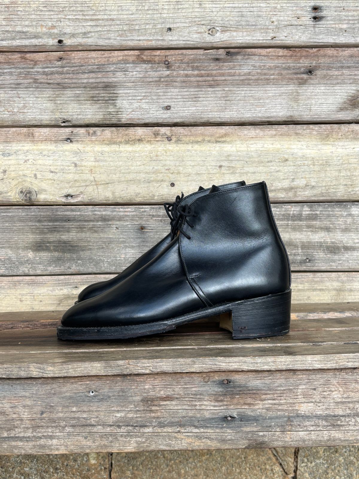Photo by luutruc07 on October 1, 2025 of the Unknown Maker Military George Boots in Calf Leather.