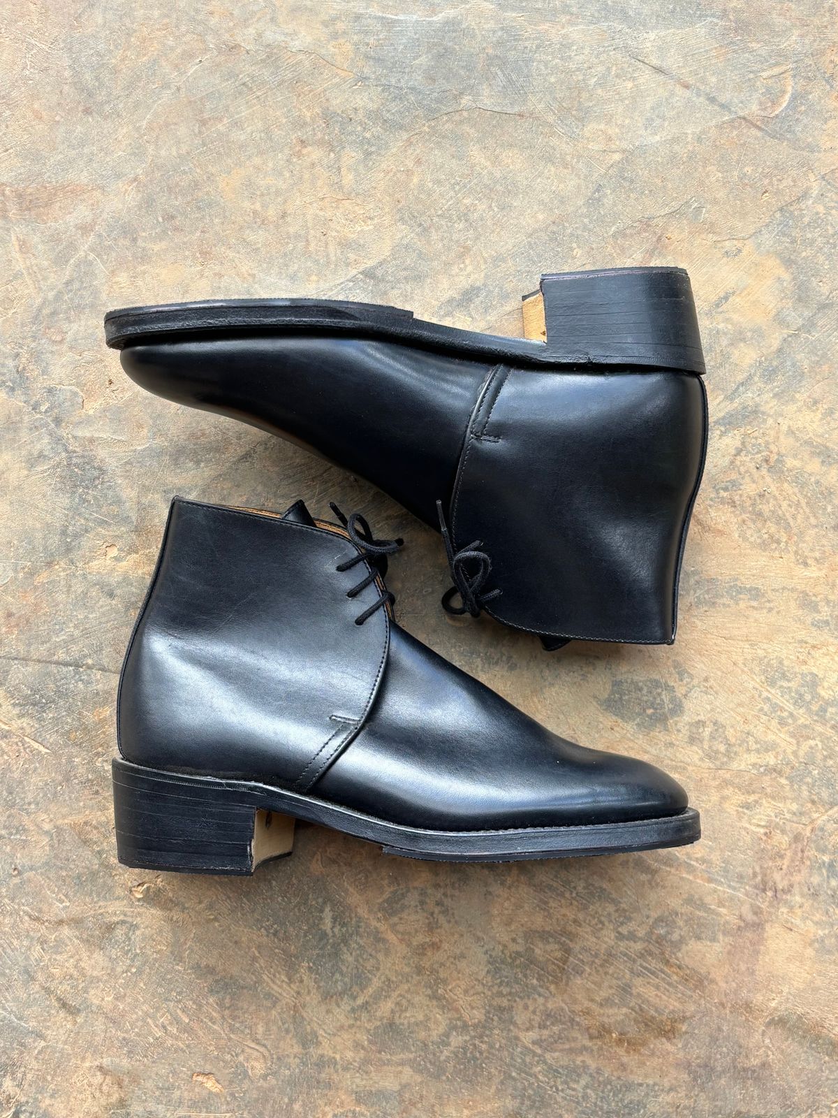Photo by luutruc07 on October 1, 2025 of the Unknown Maker Military George Boots in Calf Leather.