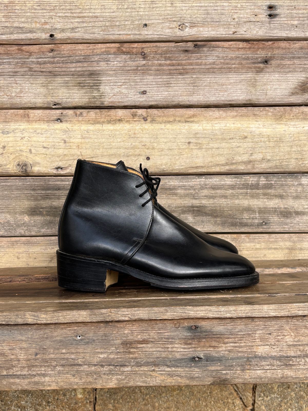 Photo by luutruc07 on October 1, 2025 of the Unknown Maker Military George Boots in Calf Leather.