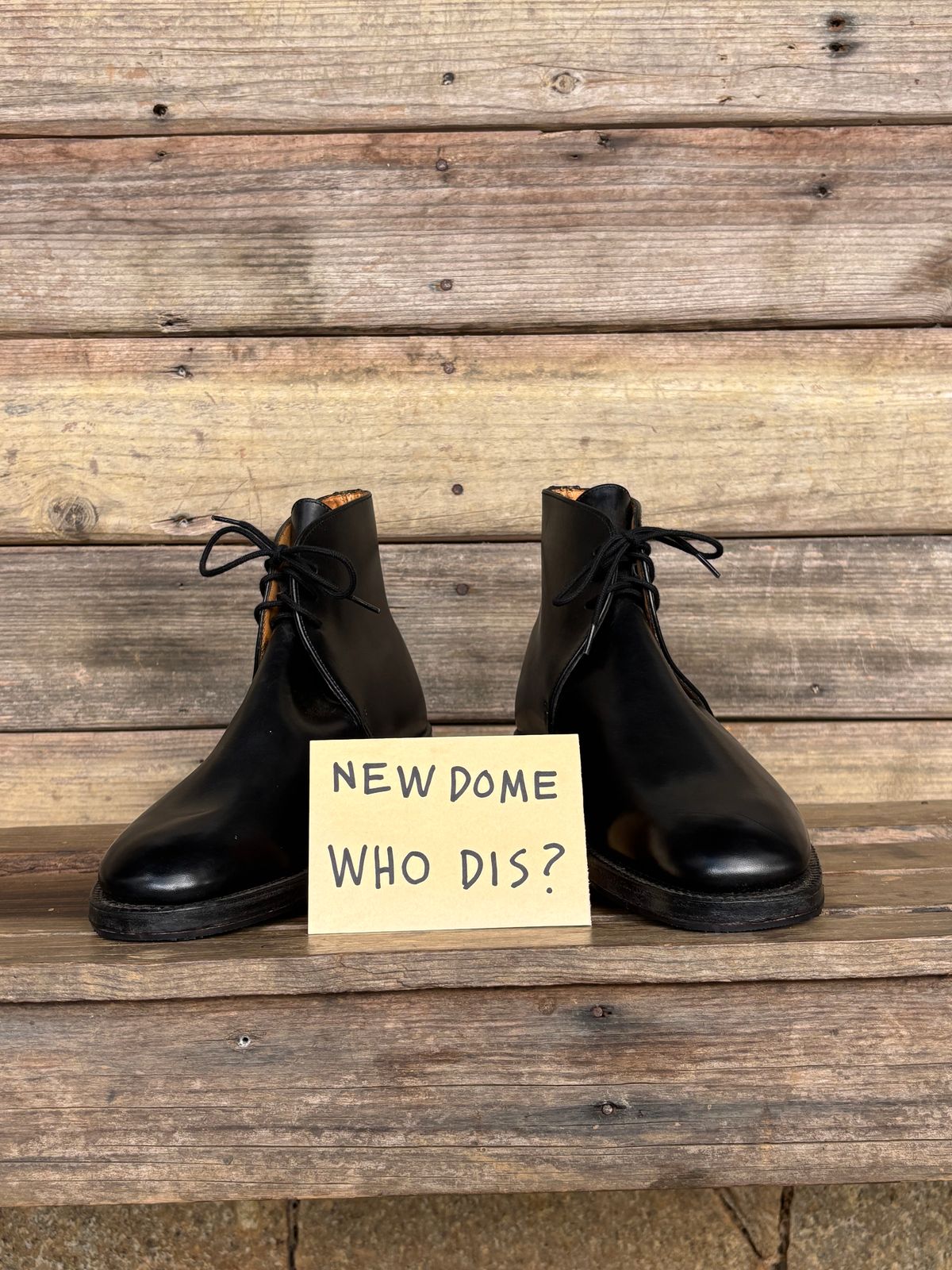 Photo by luutruc07 on October 1, 2025 of the Unknown Maker Military George Boots in Calf Leather.