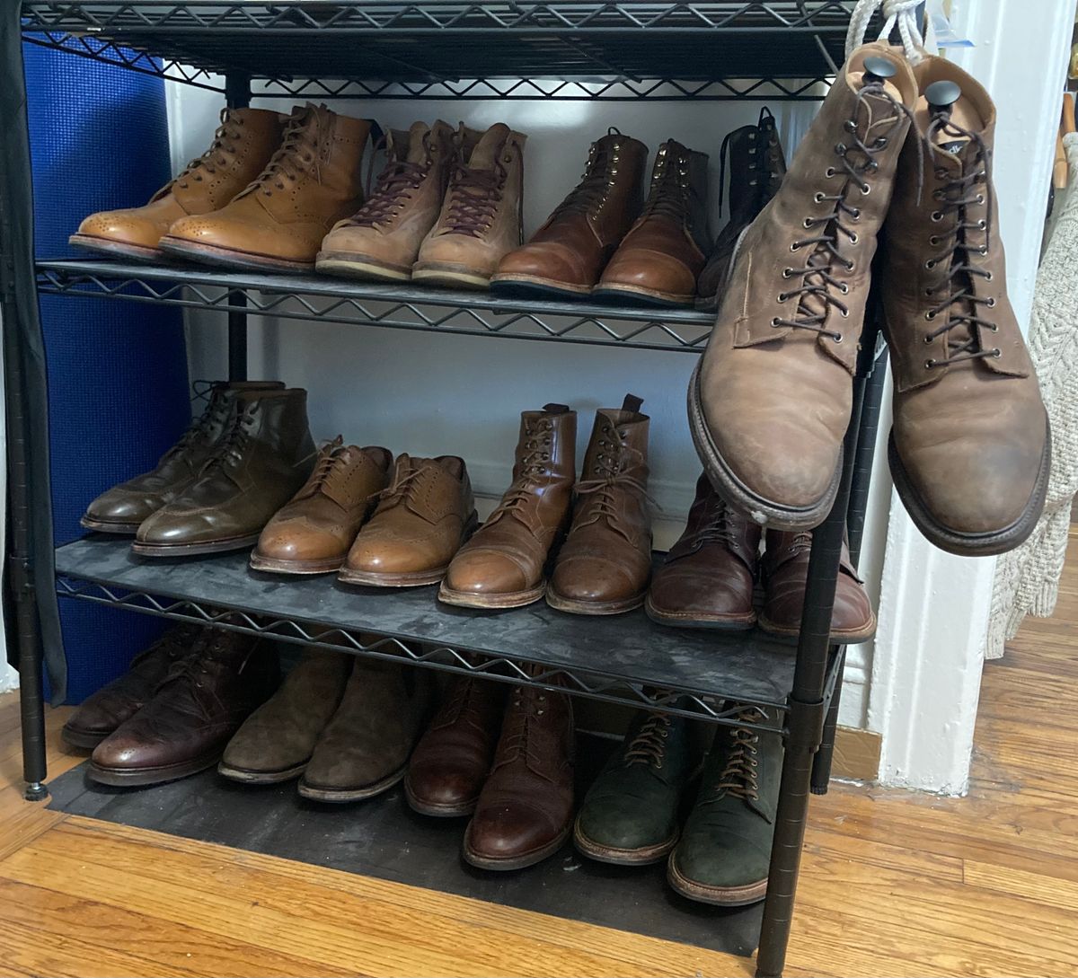 Photo by jamwithsam on April 4, 2023 of the Crockett & Jones Grizedale in Horween Bronze Oiled Sides.