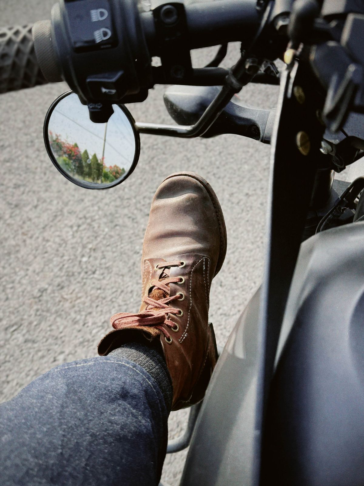 Photo by akito on January 4, 2026 of the Akito WWII Type 5 M90 IJA Boot in Comipel Crust Shell Cordovan.