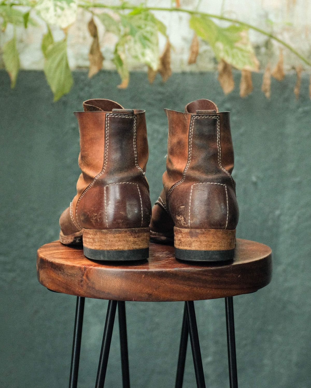 Photo by akito on March 2, 2026 of the Akito WWII Type 5 M90 IJA Boot in Comipel Crust Shell Cordovan.