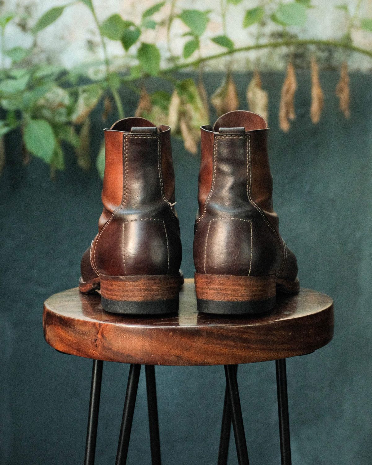 Photo by akito on April 3, 2026 of the Akito WWII Type 5 M90 IJA Boot in Comipel Crust Shell Cordovan.