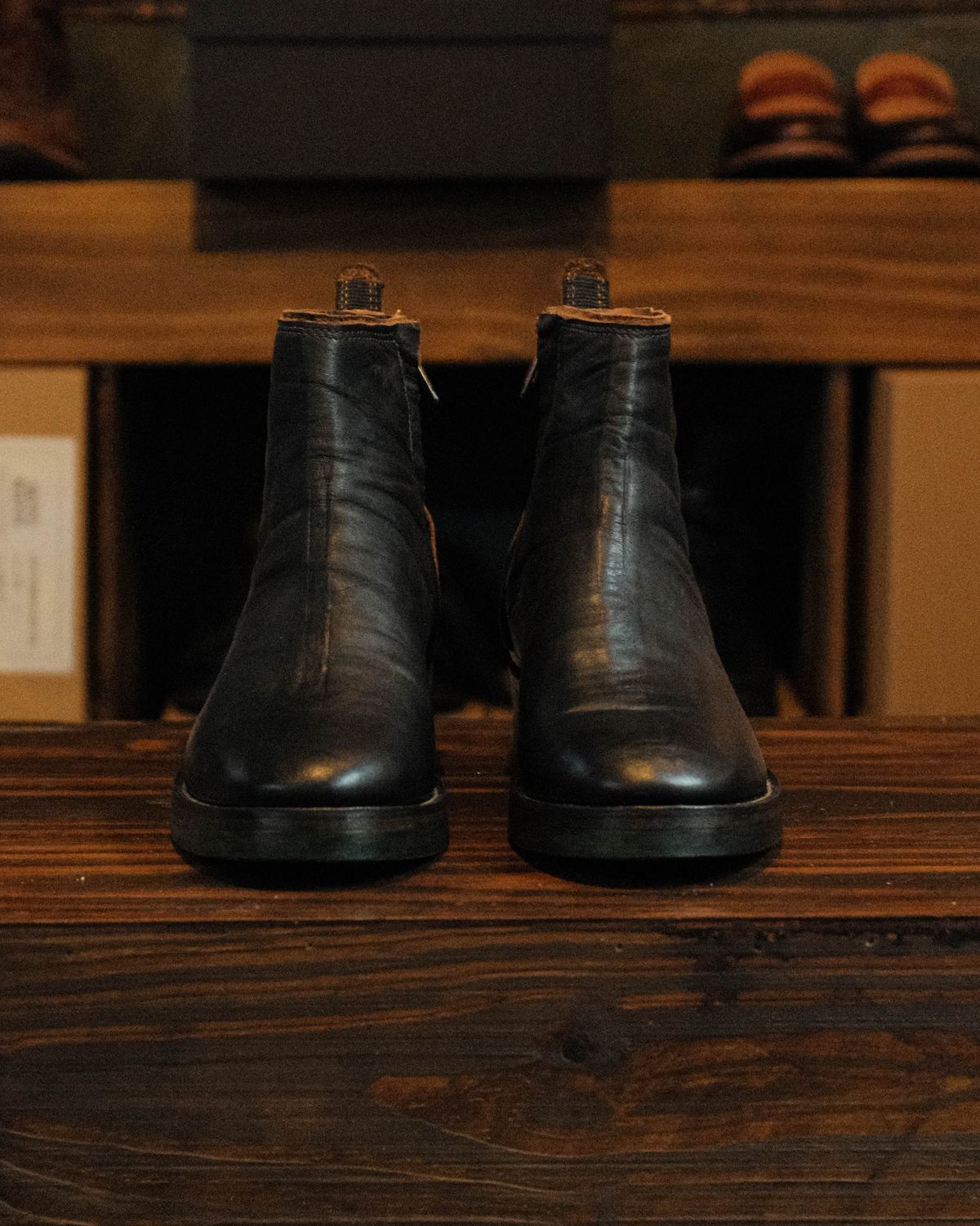 Photo by akito on October 1, 2024 of the Akito Wholecut Side Zip in Prime Asia.