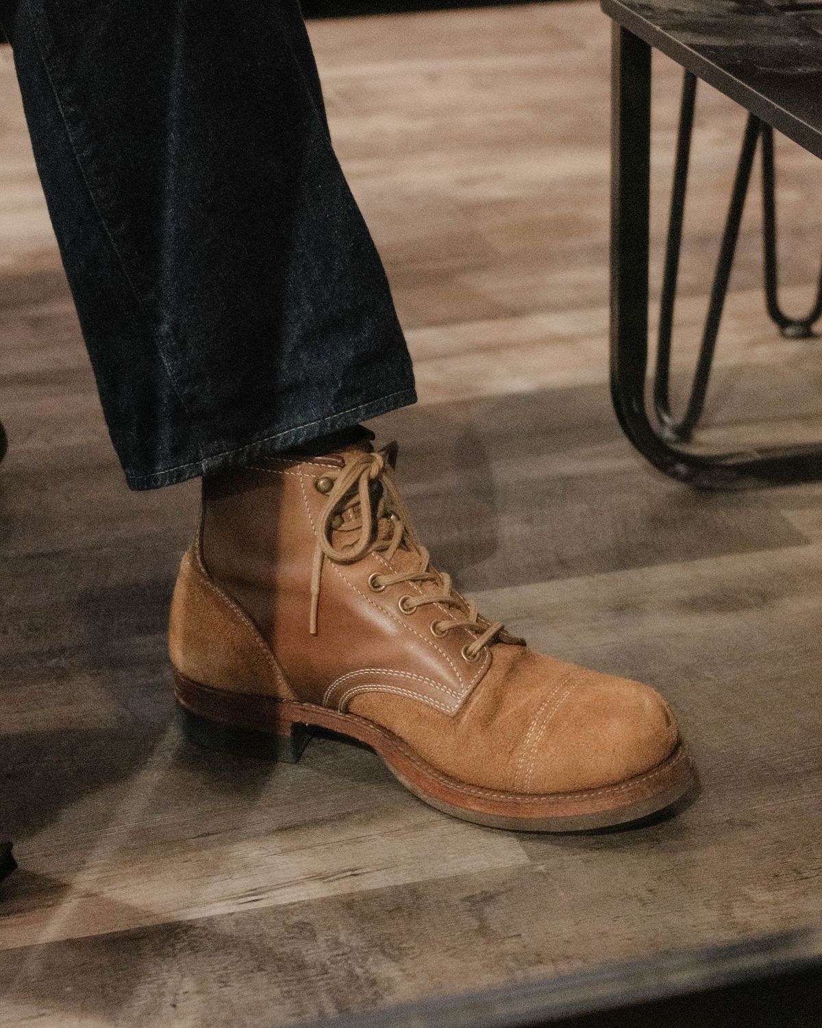Photo by akito on November 3, 2023 of the Akito Heritage Boots in Unknown Leather.