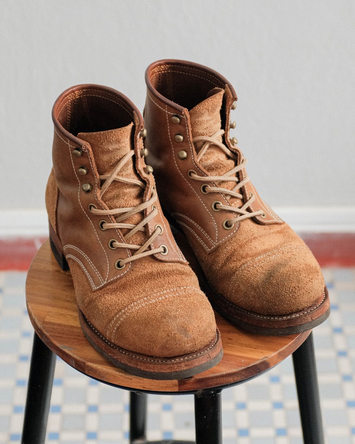 Photo by akito on November 3, 2023 of the Akito Heritage Boots in Unknown Leather.