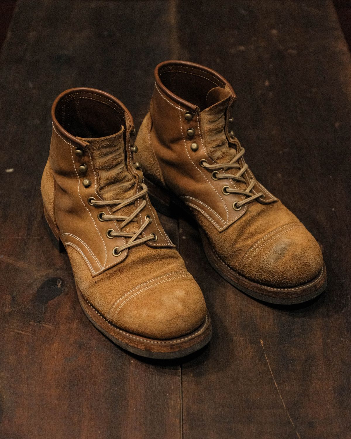 Photo by akito on January 3, 2024 of the Akito Heritage Boots in Unknown Leather.
