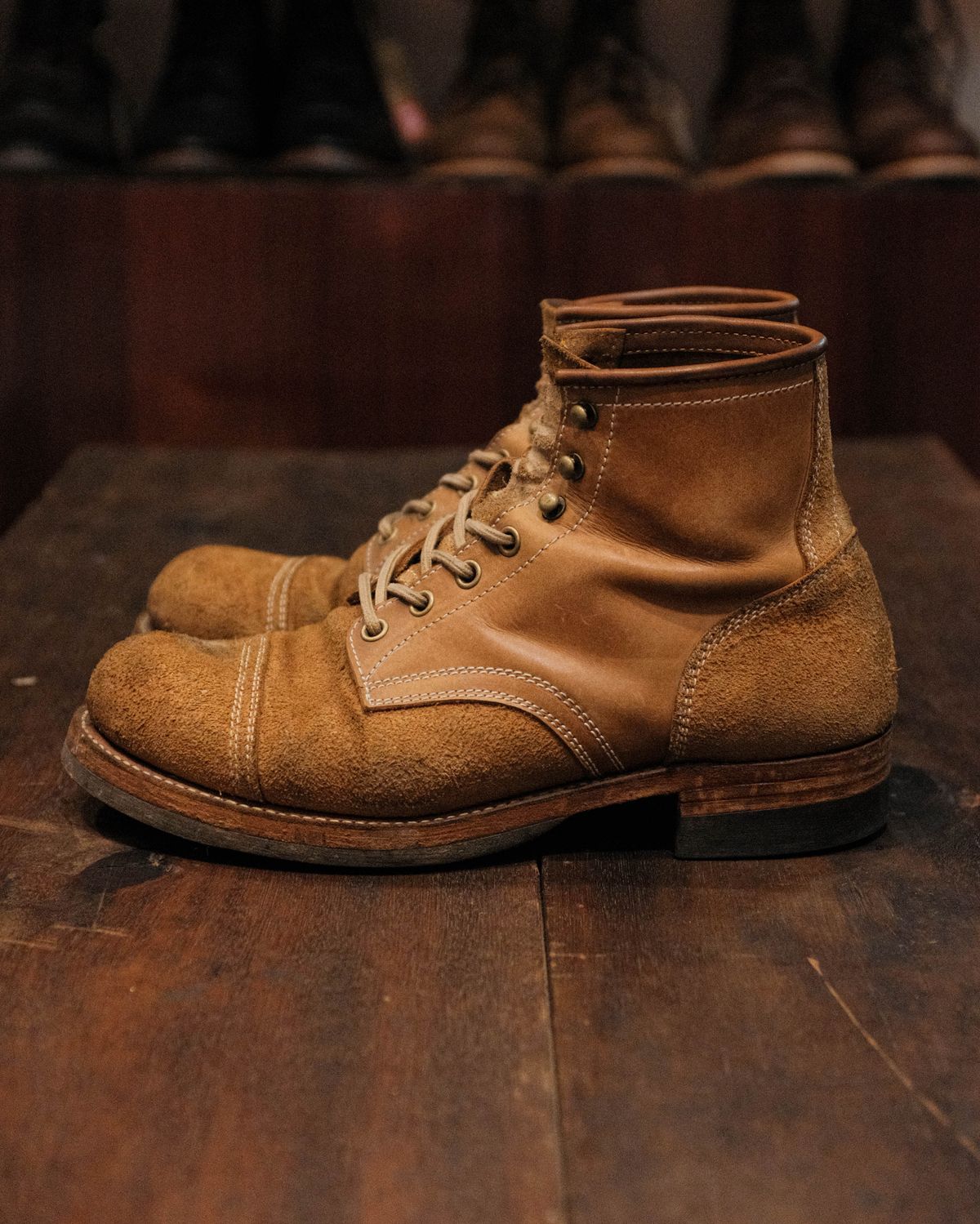 Photo by akito on February 1, 2024 of the Akito Heritage Boots in Unknown Leather.