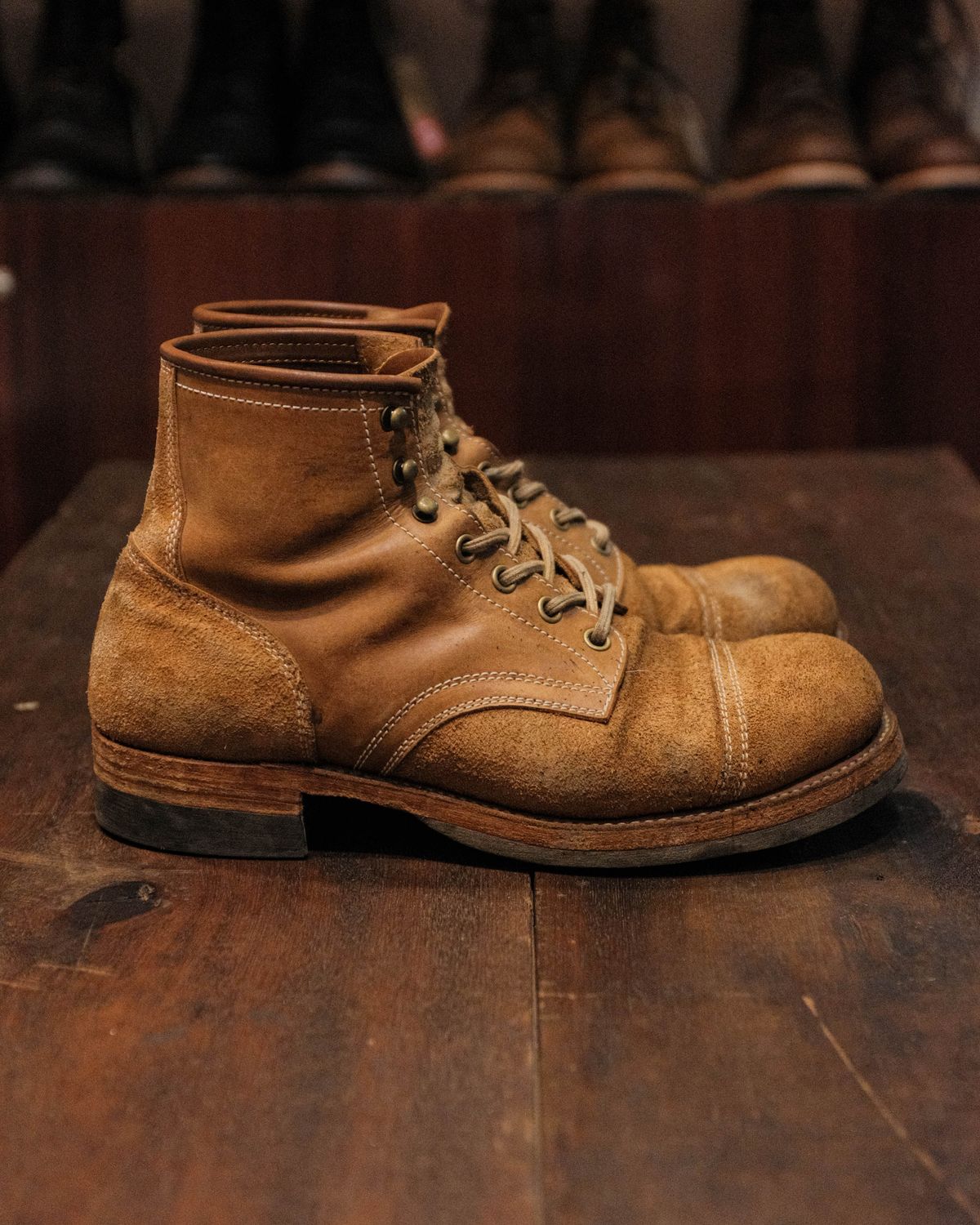 Photo by akito on February 1, 2024 of the Akito Heritage Boots in Unknown Leather.