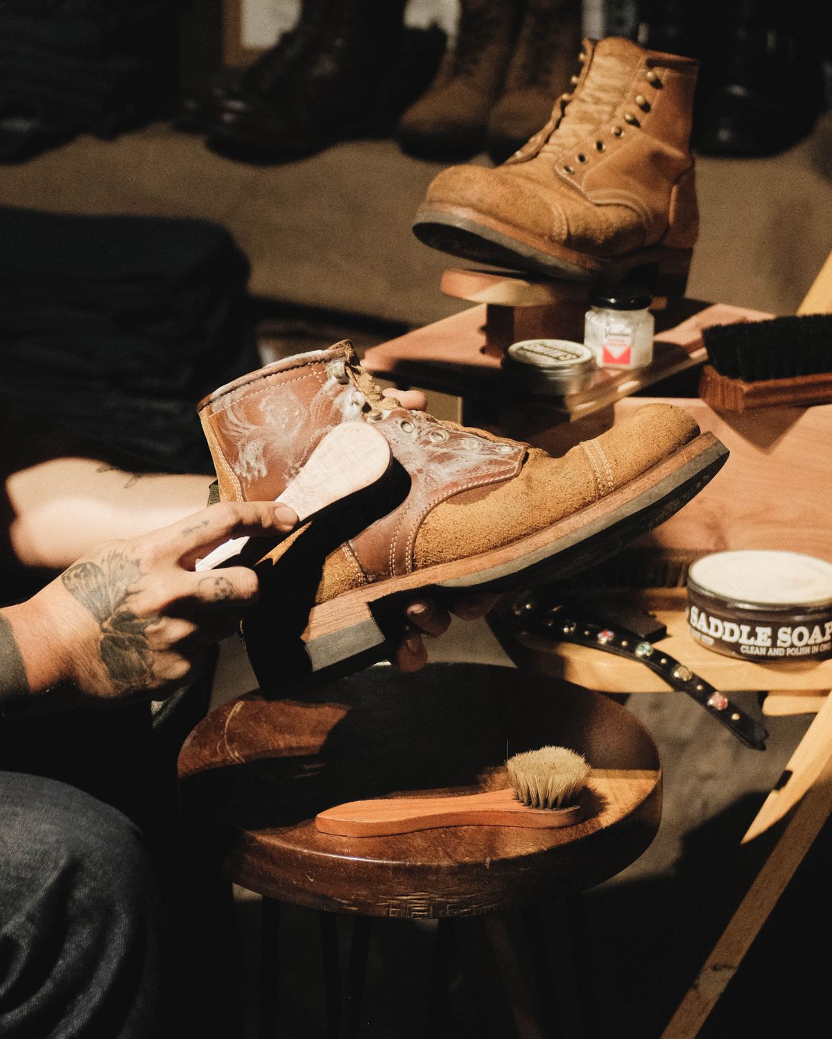 Photo by akito on March 3, 2024 of the Akito Heritage Boots in Unknown Leather.