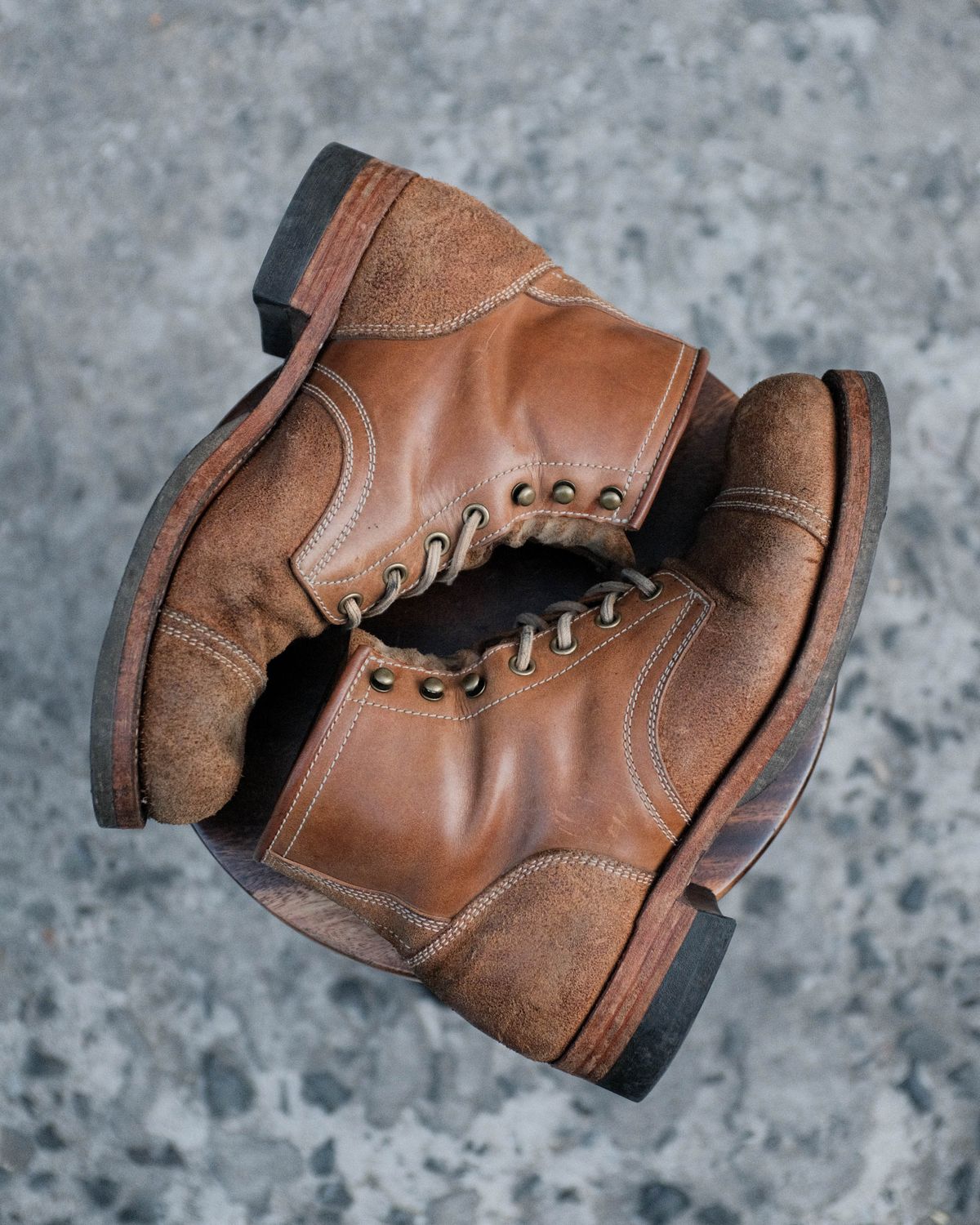 Photo by akito on March 3, 2024 of the Akito Heritage Boots in Unknown Leather.