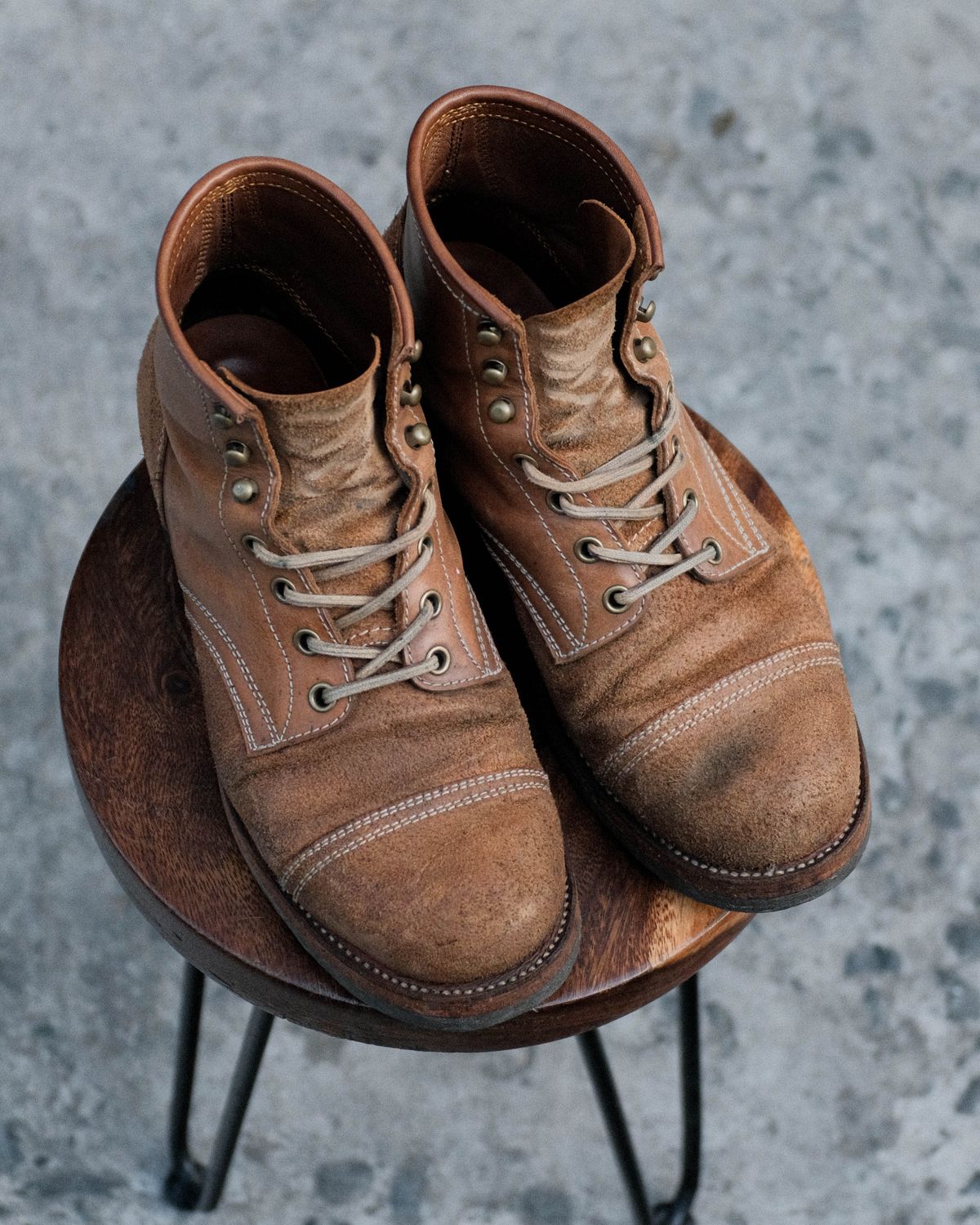 Photo by akito on March 3, 2024 of the Akito Heritage Boots in Unknown Leather.