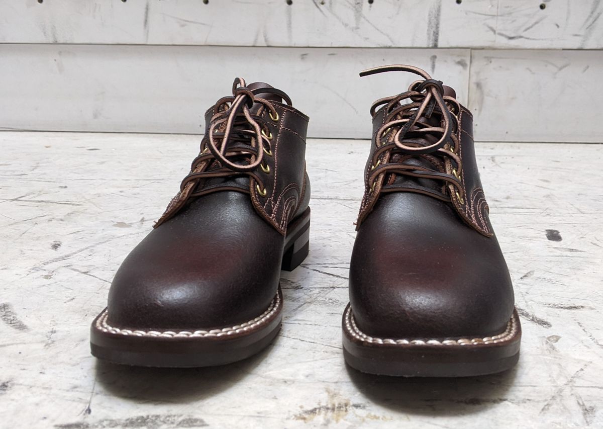Photo by DonDiego on November 8, 2022 of the Nicks Comstock in Horween Brown Waxed Flesh.