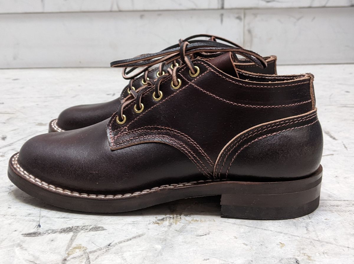 Photo by DonDiego on November 8, 2022 of the Nicks Comstock in Horween Brown Waxed Flesh.