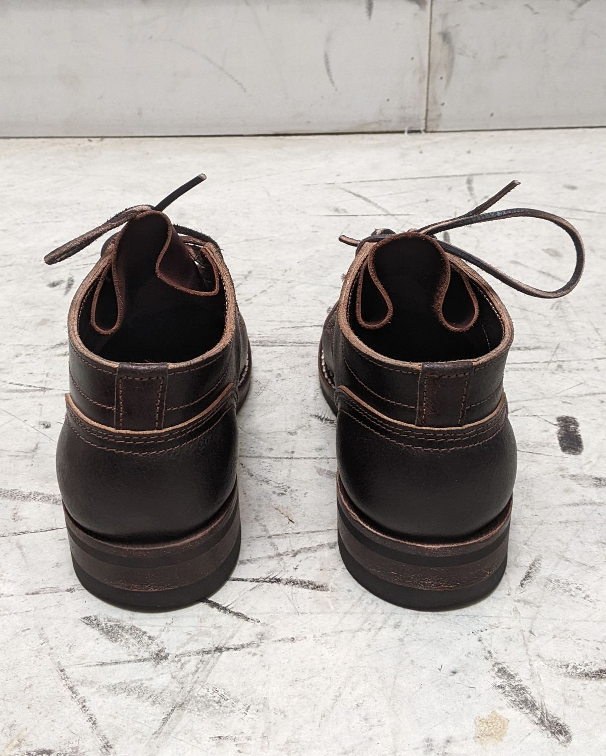 Photo by DonDiego on December 4, 2022 of the Nicks Comstock in Horween Brown Waxed Flesh.