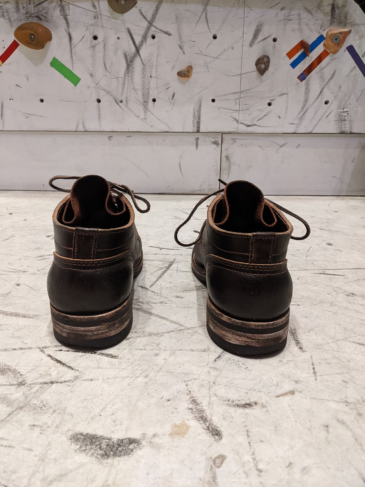 Photo by DonDiego on February 6, 2023 of the Nicks Comstock in Horween Brown Waxed Flesh.